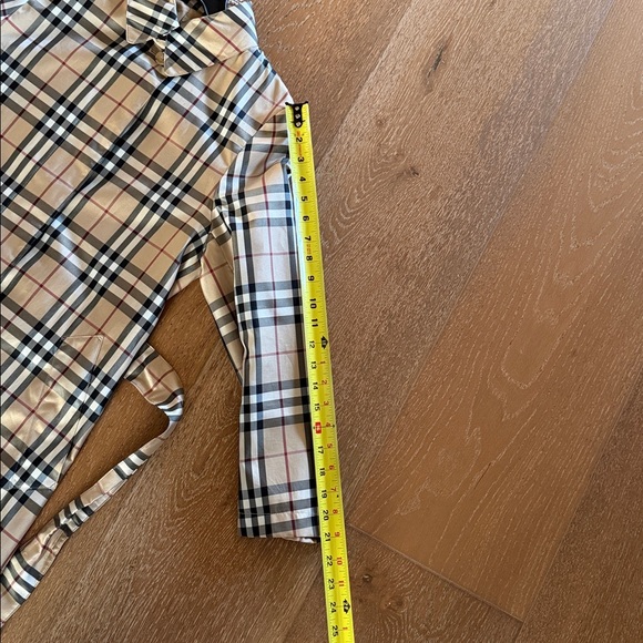 Burberry Beige and black Checkered Trench Coat - Picture 10 of 10
